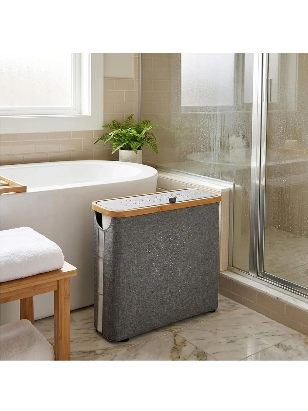 NWOT Toilet Paper Storage w Lid 17.7x13.8x5.9in Waterproof Paper Towel Storage